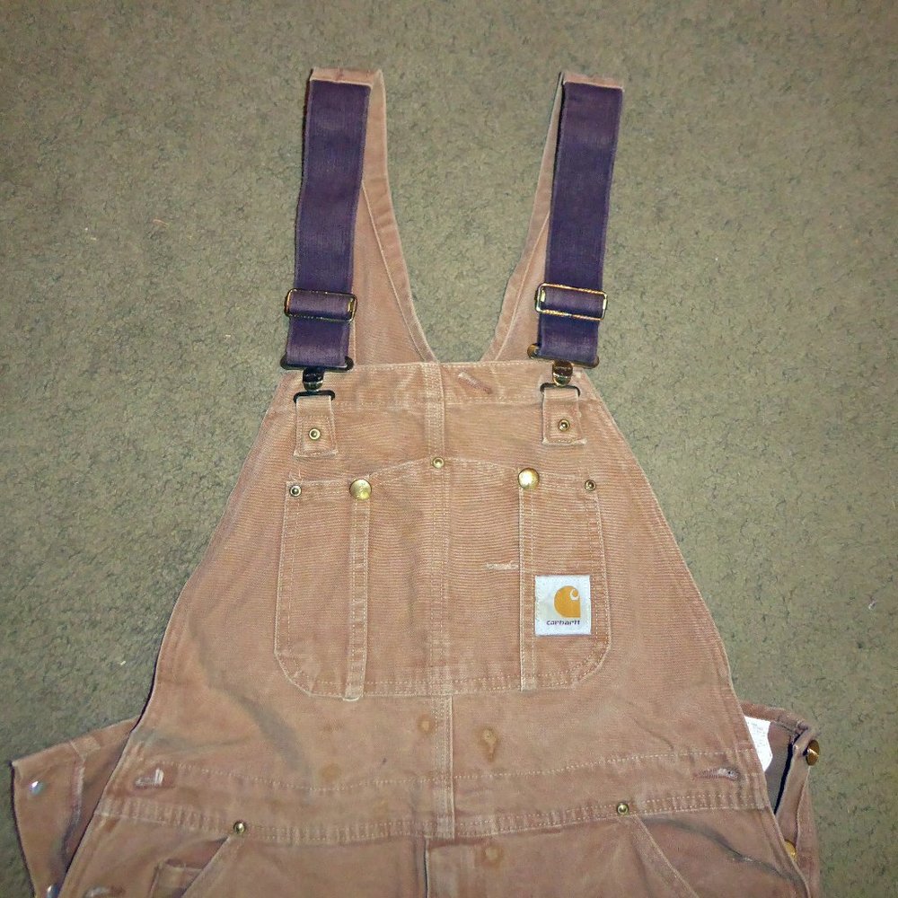 CARHARTT 36"x34" UNLINED BIB OVERALLS